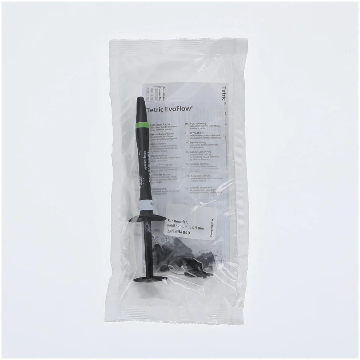 Tetric EvoFlow Flowable Composite Refill Syringe, Shade Bleach XL, 2g, 595981WW thumbnail 2
