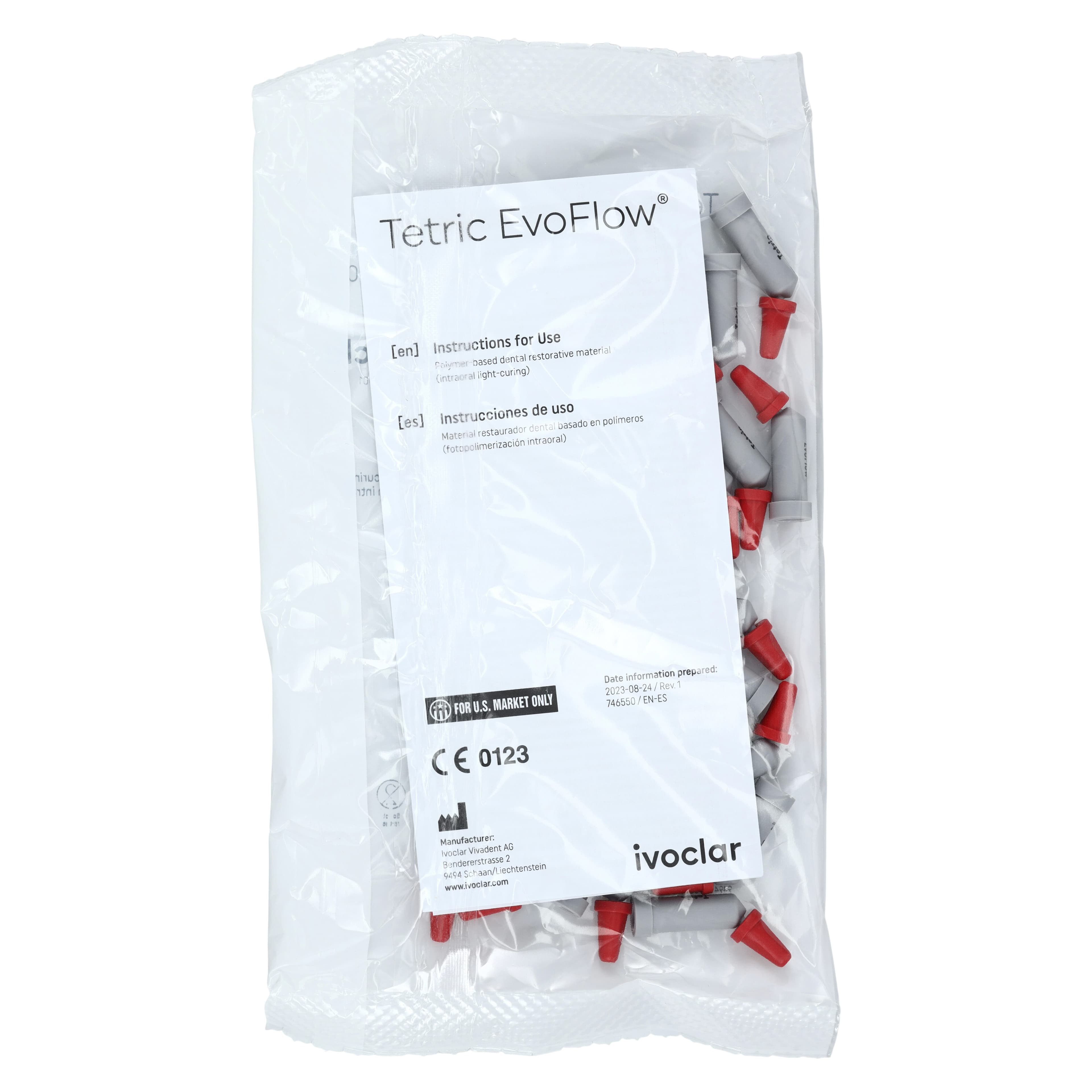 Tetric EvoFlow Flowable Composite Refill, Shade A3, 20 x 0.2 g Cavifils, 595989US thumbnail 3