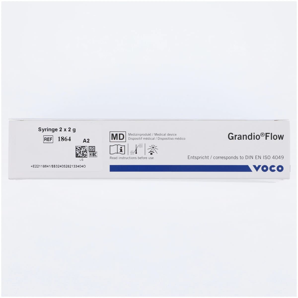 Grandio Flow Universal Flowable Composite Restorative, Light-Cure, Syringe Refill, 2 g, Shade A2, 2/Pk, VOCO 1864 thumbnail 3