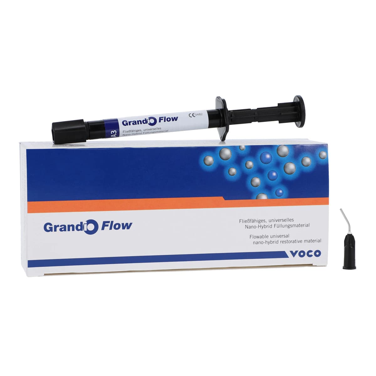 Grandio Flow Universal Flowable Composite Restorative, Light-Cure, Syringe Refill, 2 g, Shade A3, 2/Pk, 1865 - Grandio Flow Universal Restorative, Light-Cure, Syringe Refill, 2 g, Universal Viscosity, A3, 2/Pk, 1865 - Image 1