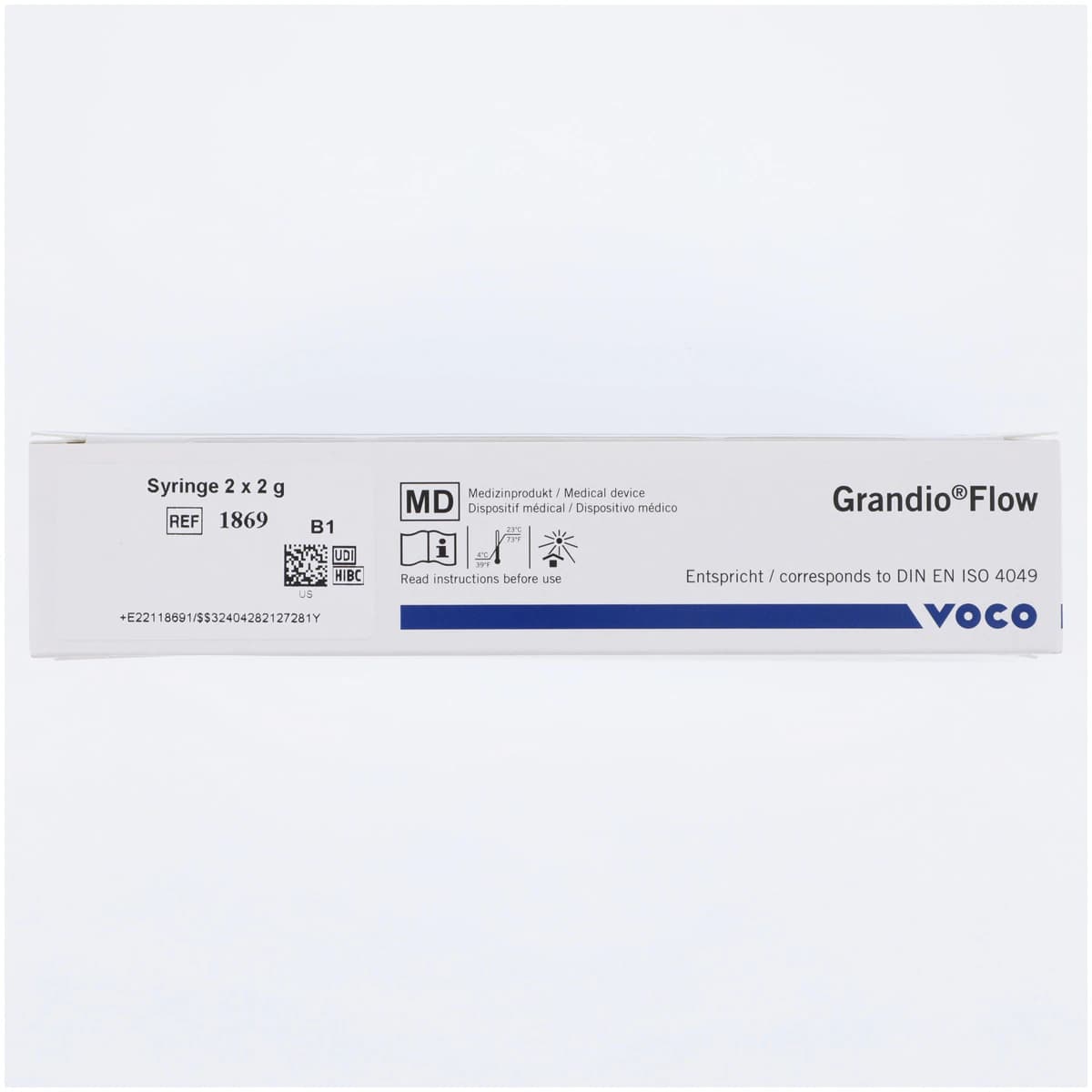 Grandio Flow Universal Flowable Composite Restorative, Light-Cure, Syringe Refill, 2 g, Shade B1, 2/Pk, 1869 thumbnail 3
