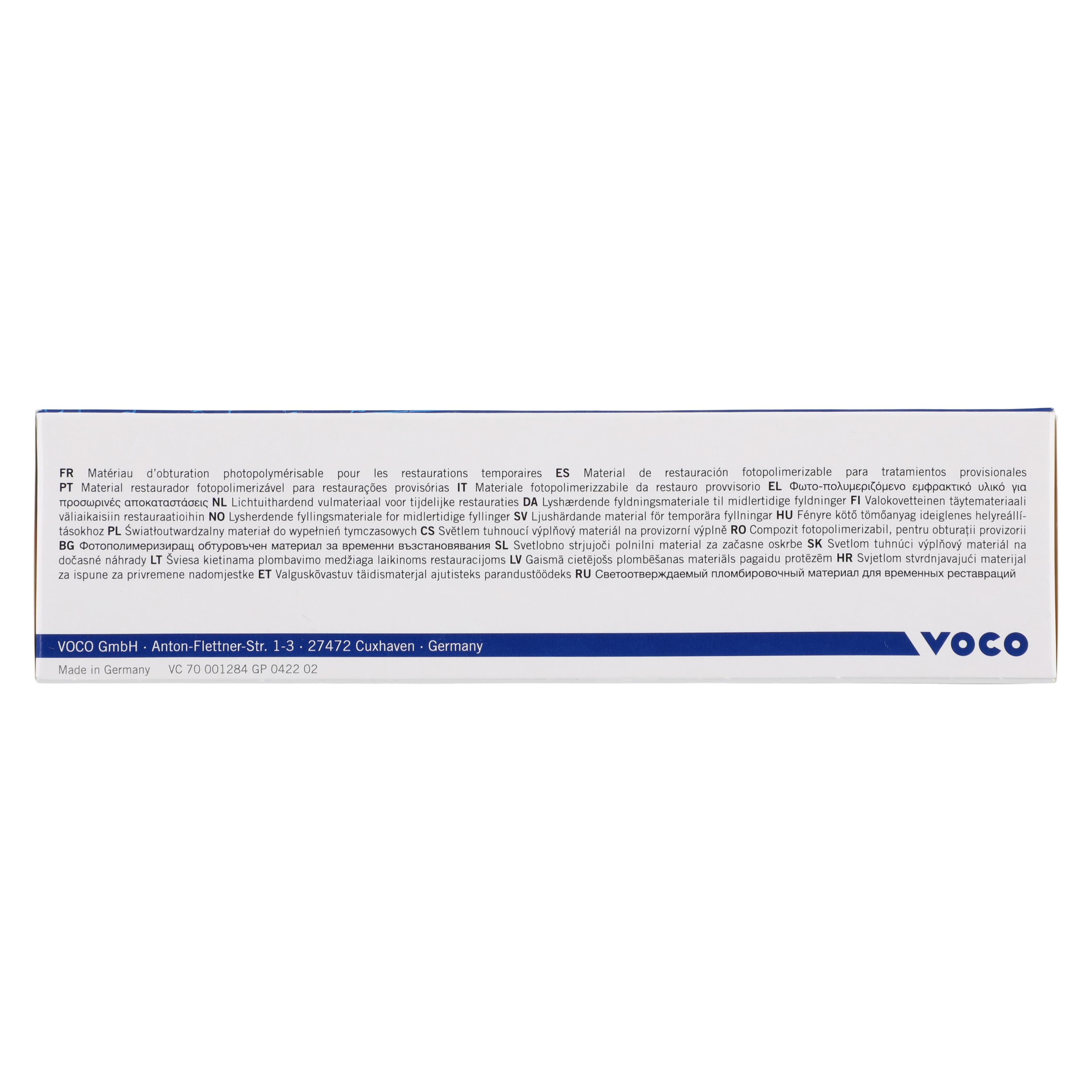 VOCO Clip Light-Cured Provisional Filling Material, 4 g Syringe, 2/Pkg, 1284 thumbnail 7