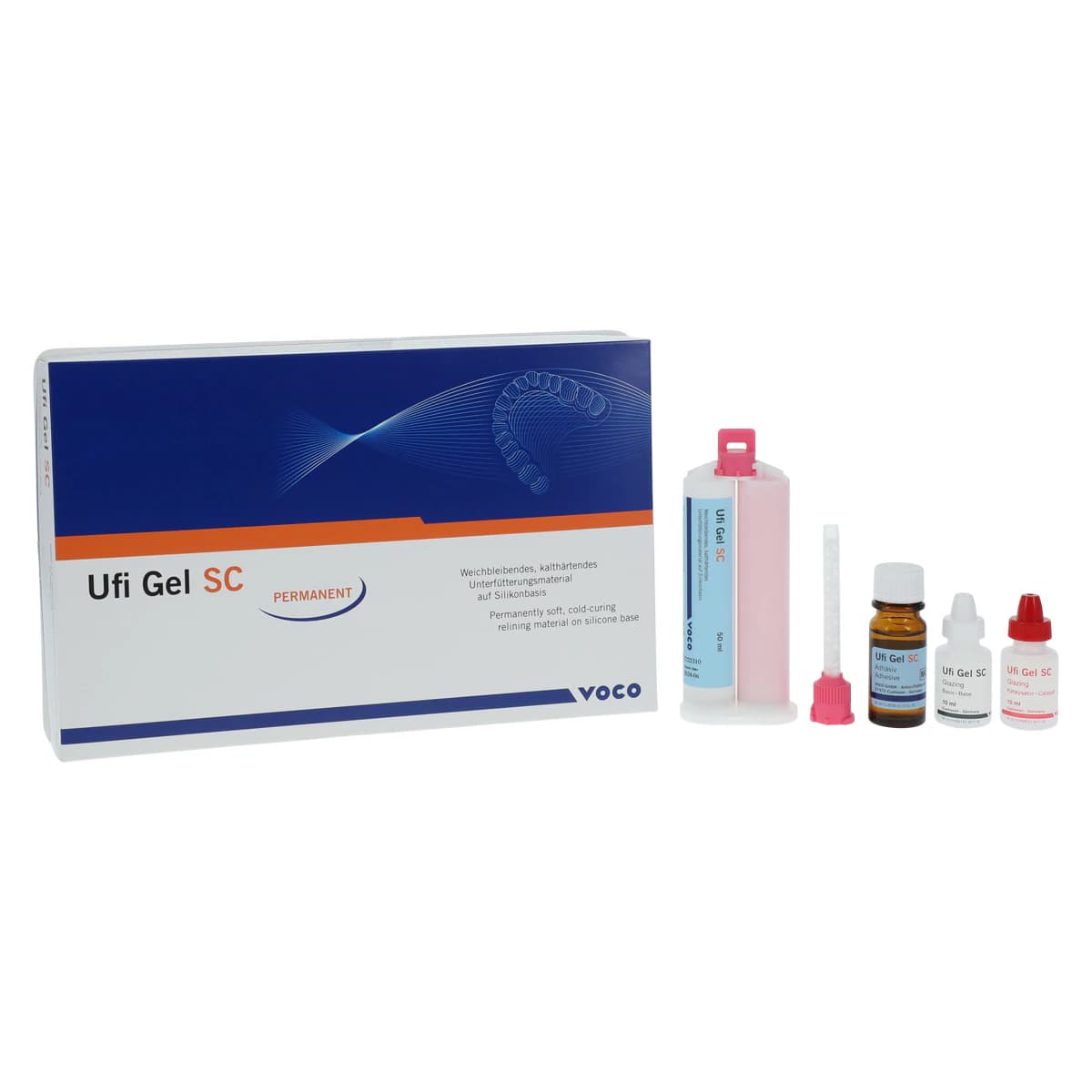 Ufi Gel SC Permanent Soft Denture Relining Material Intro Kit, 50ml Cartridge, 2041 thumbnail 17
