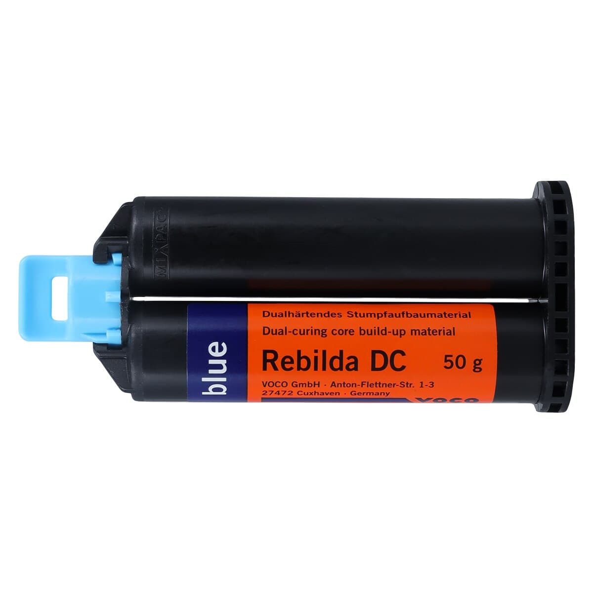 Rebilda DC Dual-Cure Core Build-Up Composite, Blue, 50 g Cartridge Refill with Mixing Tips, 1397 thumbnail 2