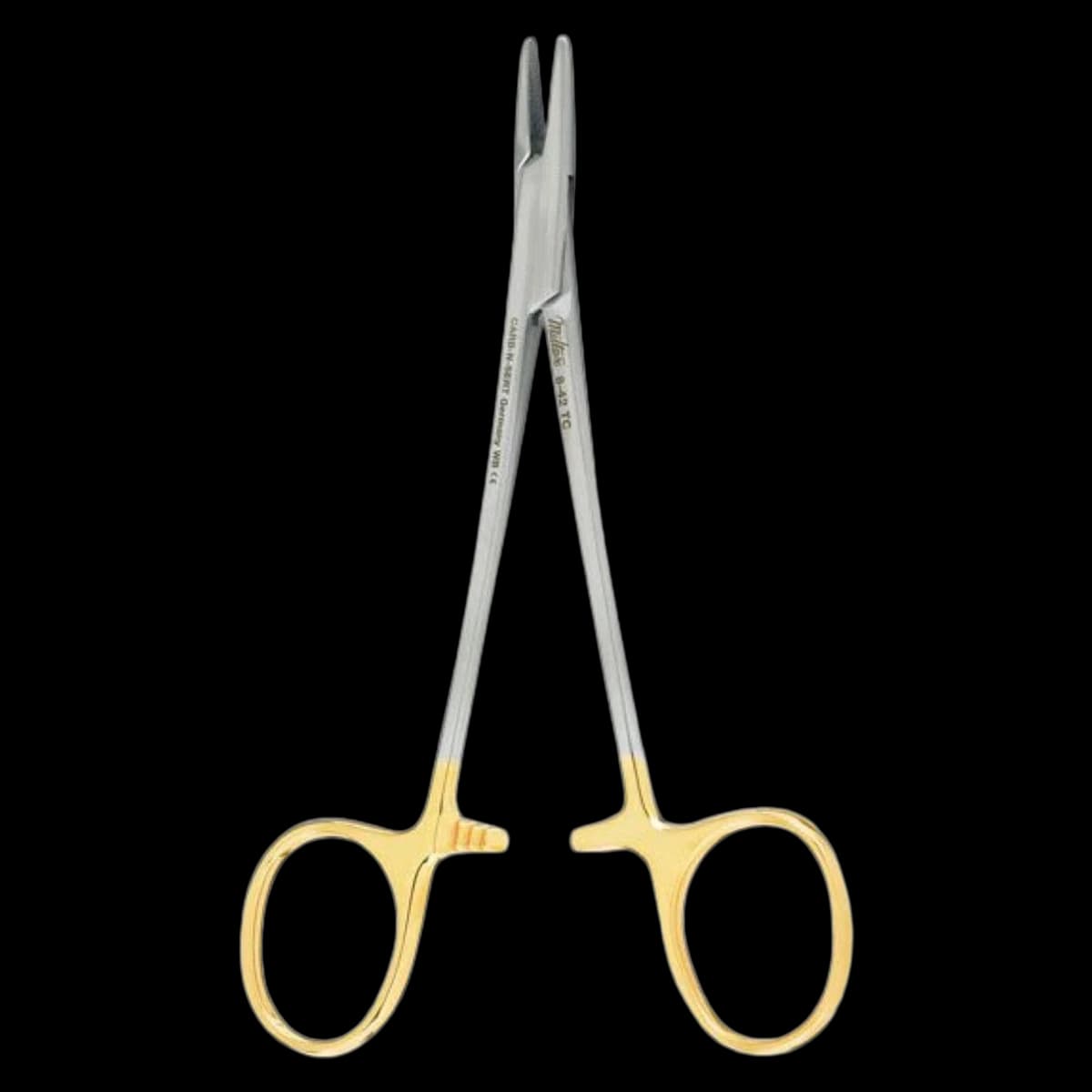 Mayo-Hegar Needle Holder, 7-1/4", TC, Serrated Jaw - Mayo Hegar Needle Holder TC - Image 1