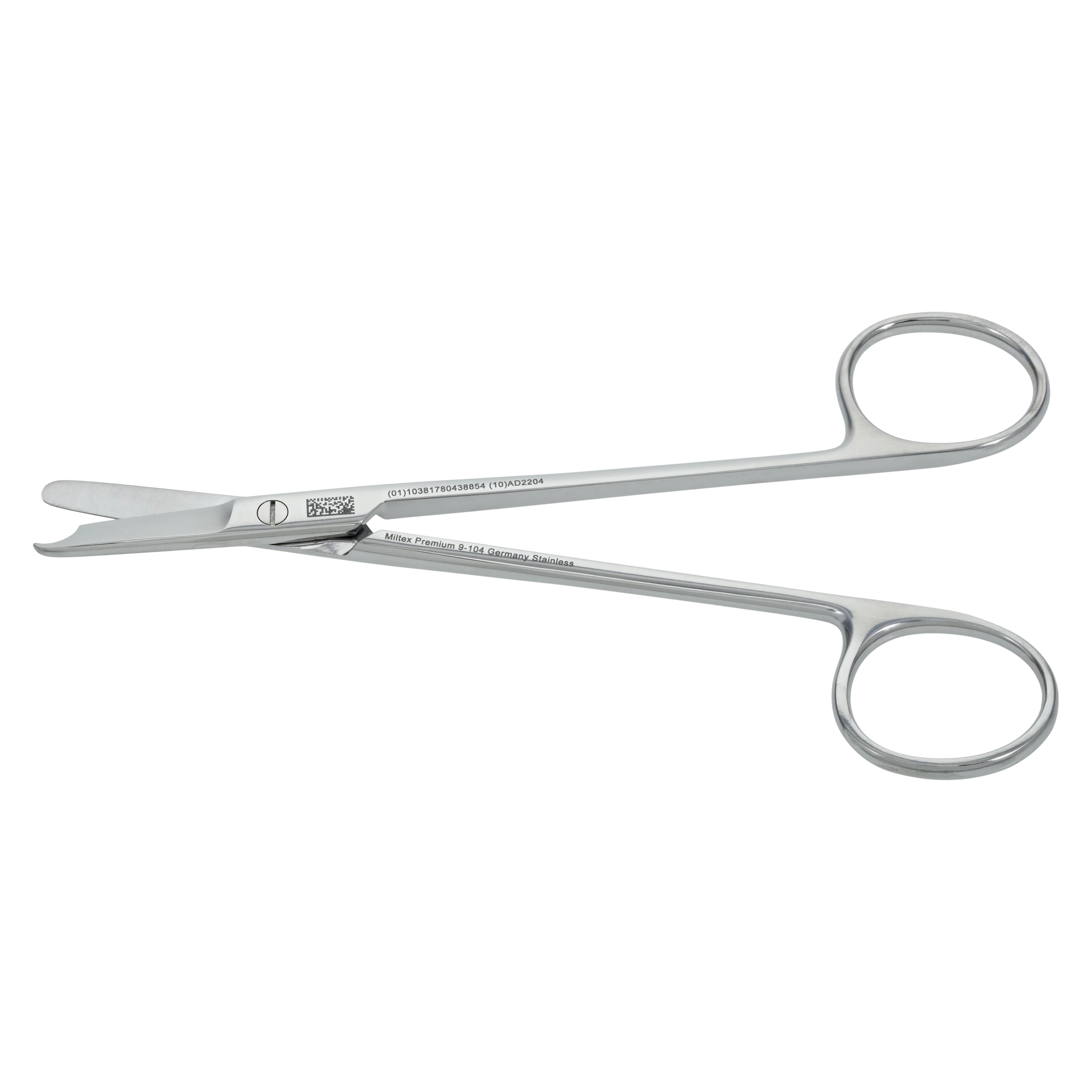 Miltex Littauer Stitch Scissors, Straight, 5-1/2", Stainless Steel, 9-104 - Surgical Scissors – Littauer Stitch 5-1/2" - Surgical Scissors – Littauer Stitch 5-1/2" - Image 1