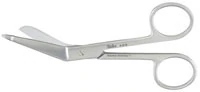 Miltex Ribbon-Style Stitch Scissors, 4-3/8" Curved, Sharp, Stainless Steel, 1 Each - Miltex Scissors - Ribbon-Style Stitch 4-3/8" - Curved, Sharp - Image 1