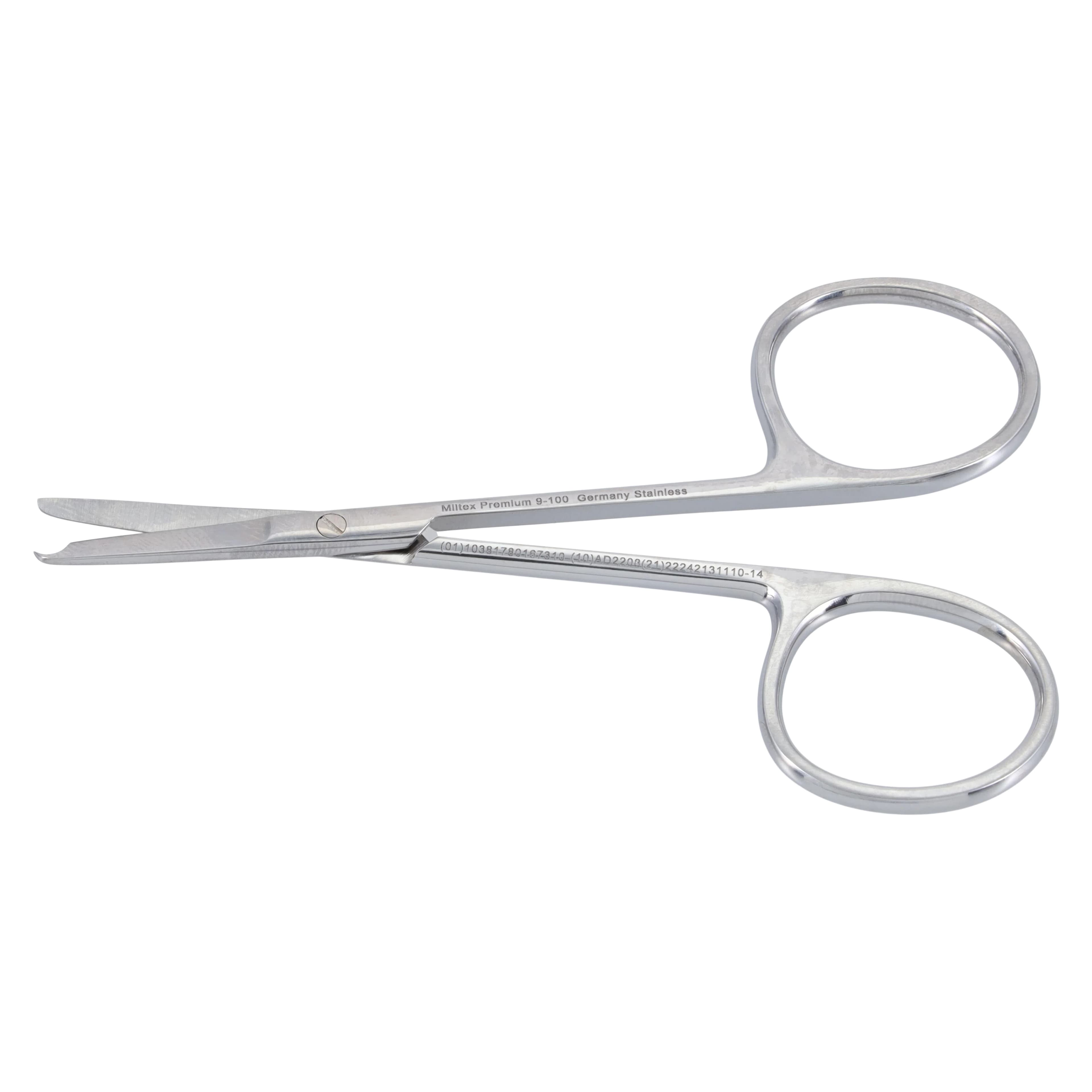 Integra Miltex Spencer Stitch Scissors, 3-1/2", Straight, Stainless Steel, 9-100 - Surgical Scissors – Spencer Stitch 3-1/2" - Surgical Scissors – Spencer Stitch 3-1/2" - Image 1