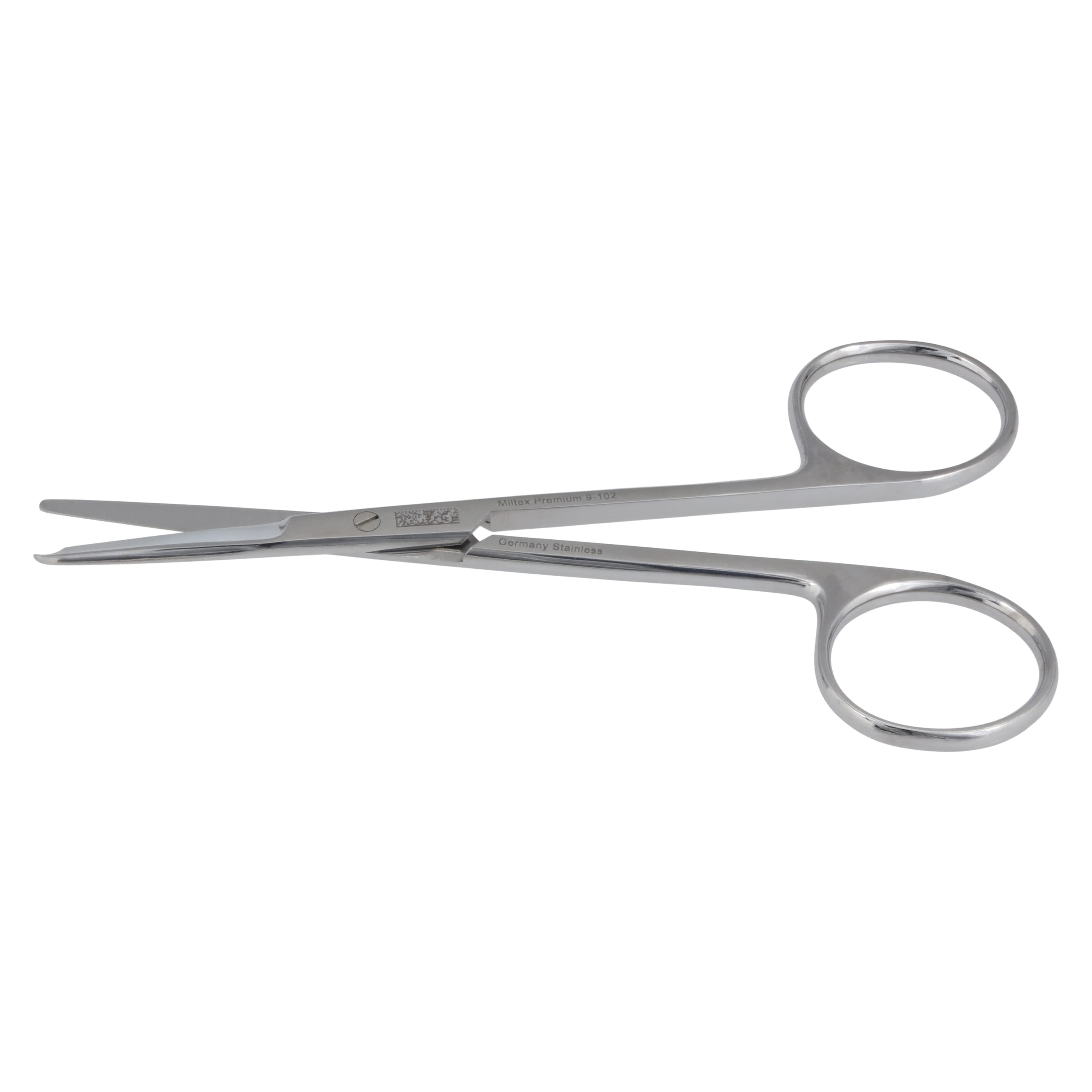 Miltex Littauer Jr. Stitch Scissors, Straight, 4-1/2", Stainless Steel, Sharp/Blunt Tips, Each - Surgical Scissors – Littauer JR. Stitch 4-1/2" - Surgical Scissors – Littauer JR. Stitch 4-1/2" - Image 1