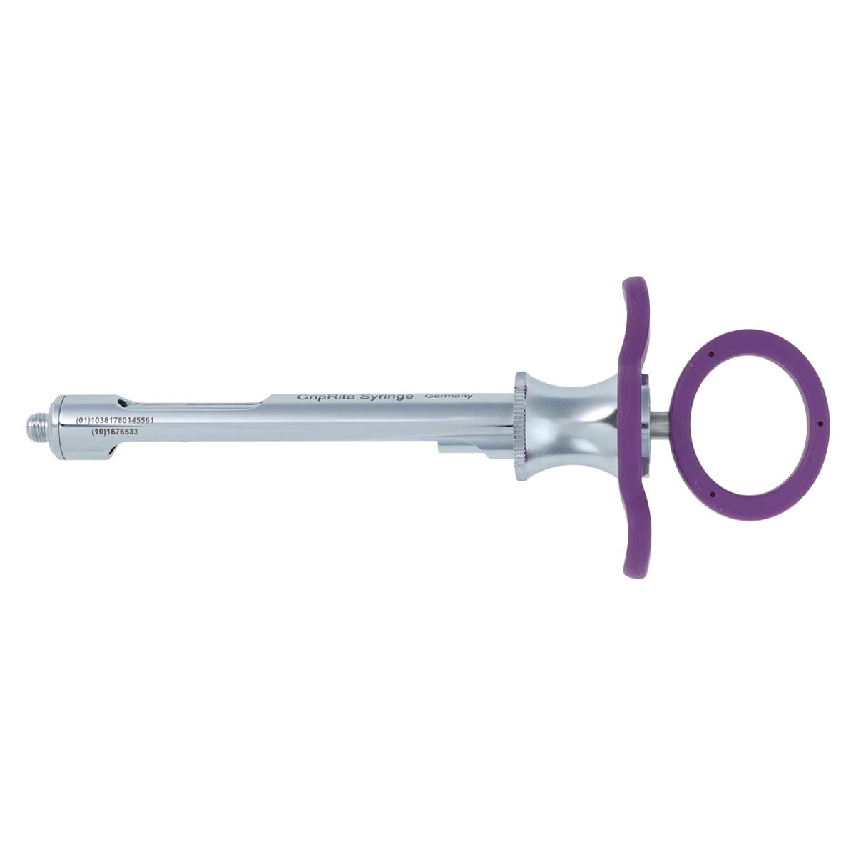 GripRite Aspirating Syringe, CW Type, Petite, Purple Silicone Grips, 76-43, Each thumbnail 4