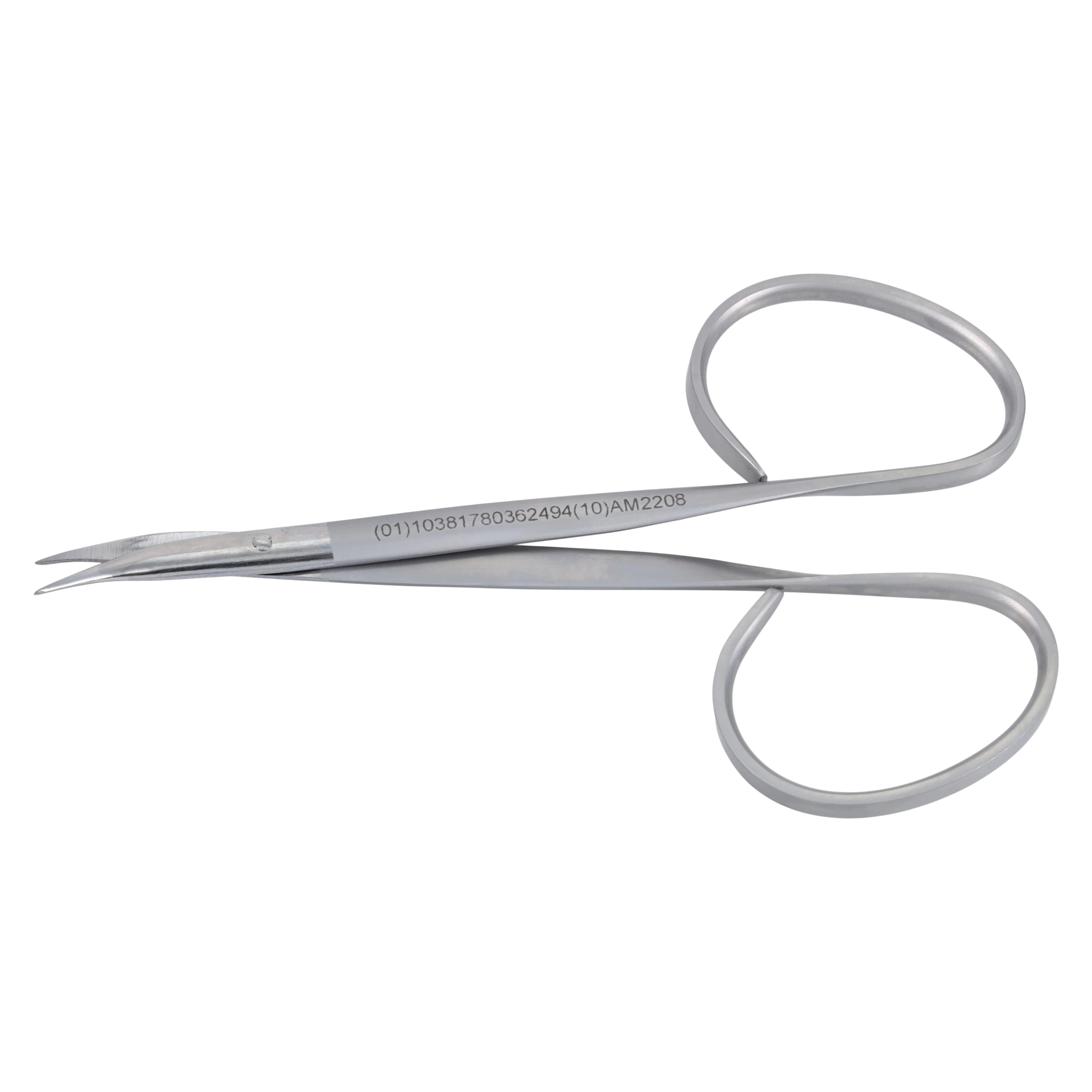 Miltex-Integra Eye Suture Scissors, 4" Curved Ribbon Type, Stainless Steel thumbnail 5