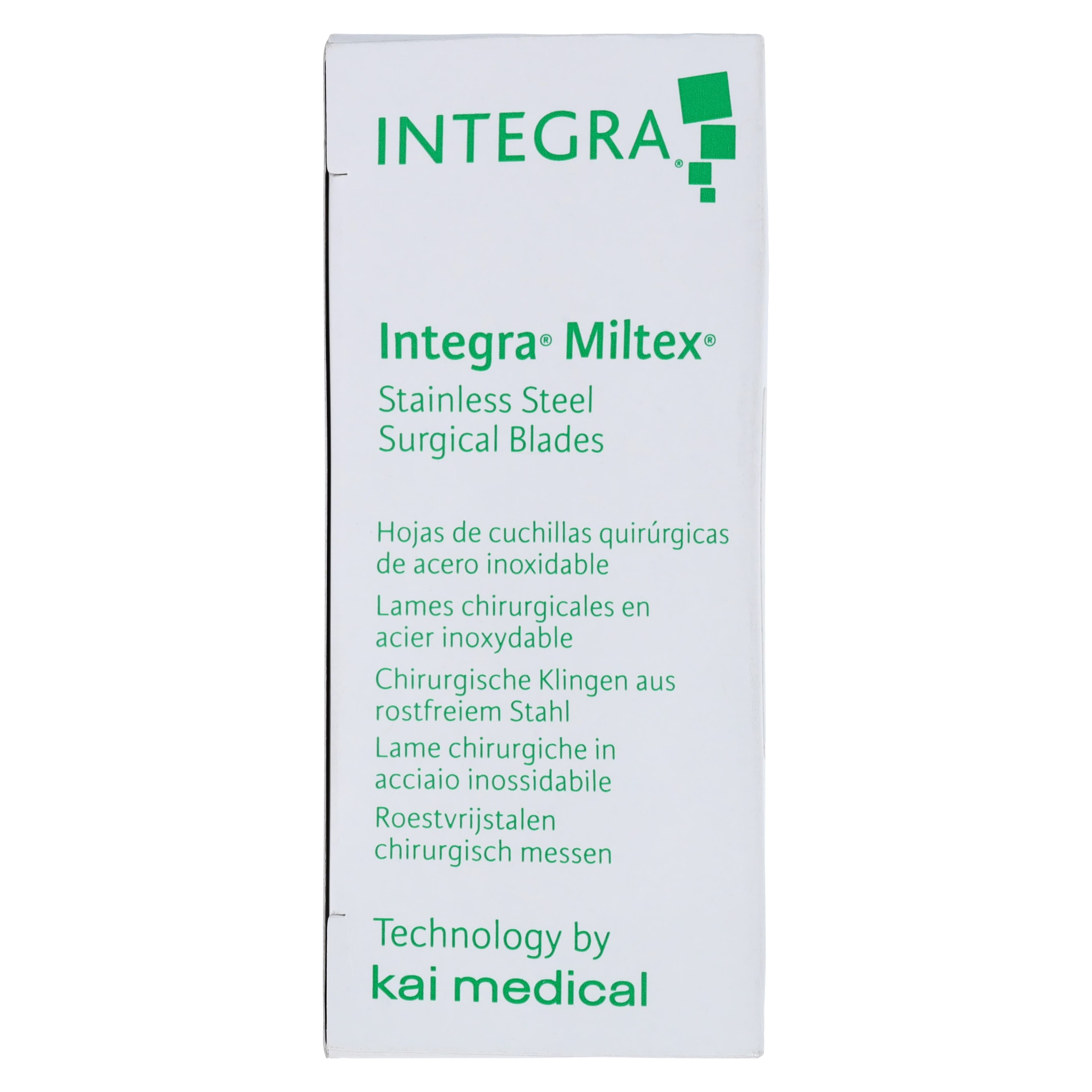 Miltex #25 Stainless Steel Sterile Surgical Blades, Disposable, Individually Wrapped, 100/Box, 4-325 thumbnail 6