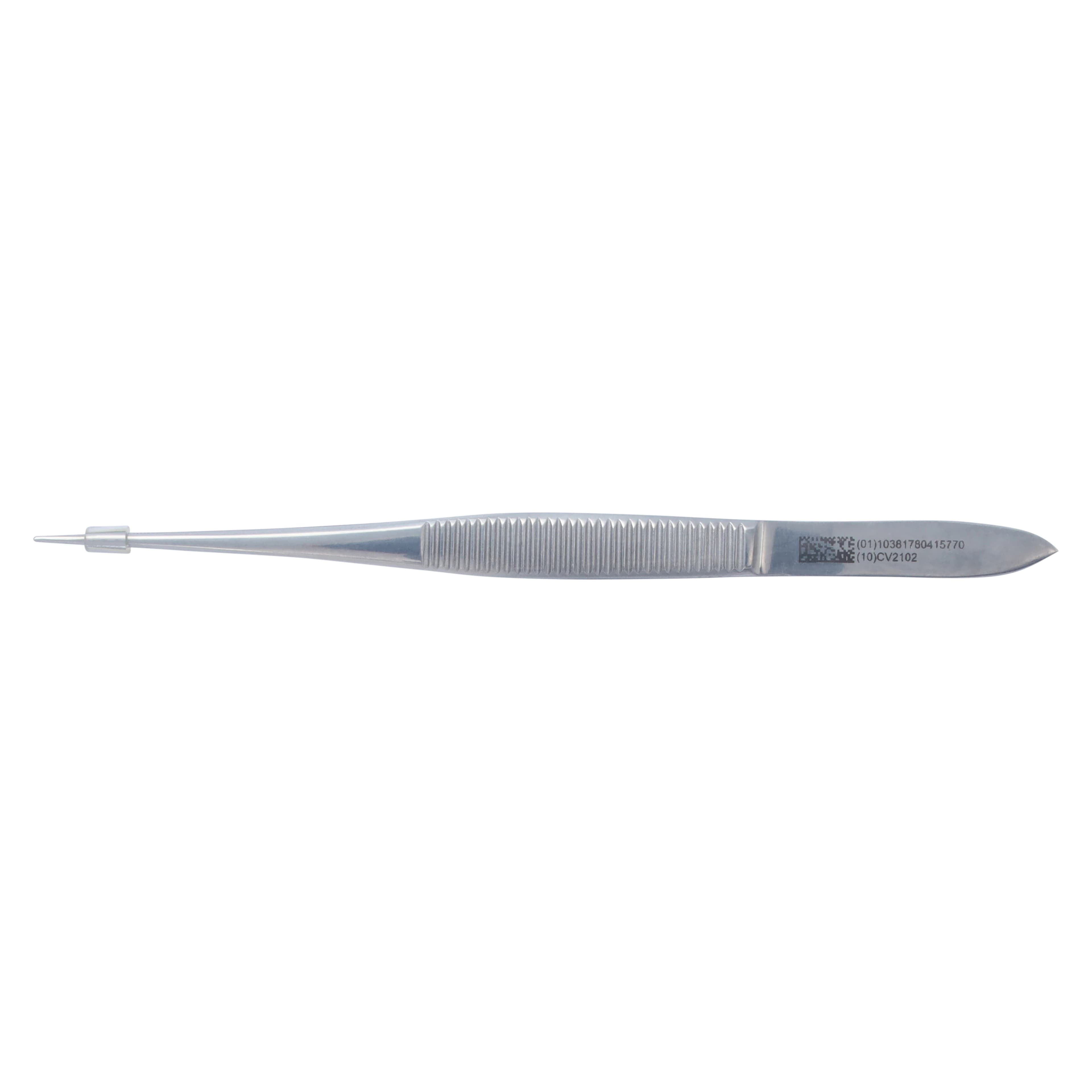 Vantage Plain Splinter Forceps, Straight, 4-1/2", Stainless Steel, Autoclavable, Each - Splinter Forcep Plain SS - Image 1