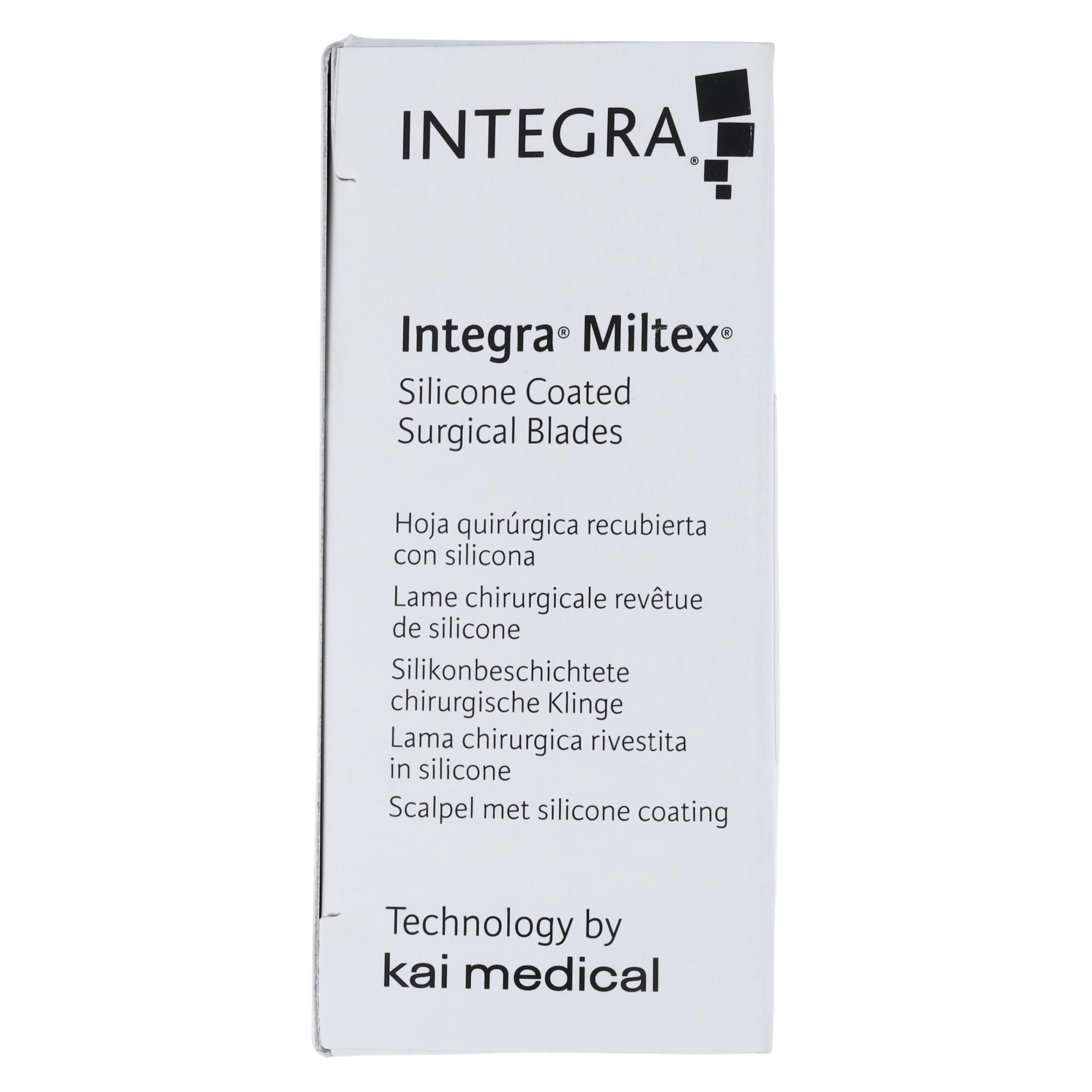 Integra Miltex #10 Silicone Coated Sterile Surgical Blades, 100/Box, 4610 thumbnail 6