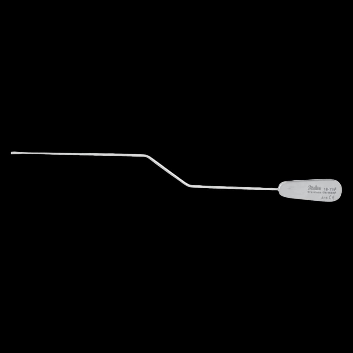 Miltex French Pattern Lacrimal Probe, Size 2, Stainless Steel, Reusable, Each - Lacrimal Probe French Pattern - Image 1