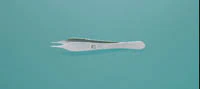 Miltex-Integra Adson Tissue & Suture Forceps, 4-3/4", 1 x 2 Teeth with Tying Platform, Straight, Stainless Steel, Autoclavable, Each thumbnail 2
