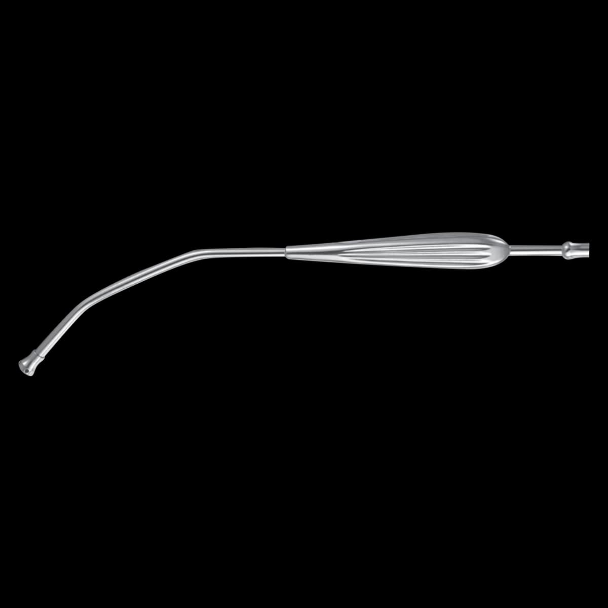Miltex-Integra Yankauer Suction Tube, Stainless Steel, 11-3/4" (29.8 cm), with Removable Tip and Tubing Connection, 2-104SS - Yankauer Suction Tube SS - Image 1