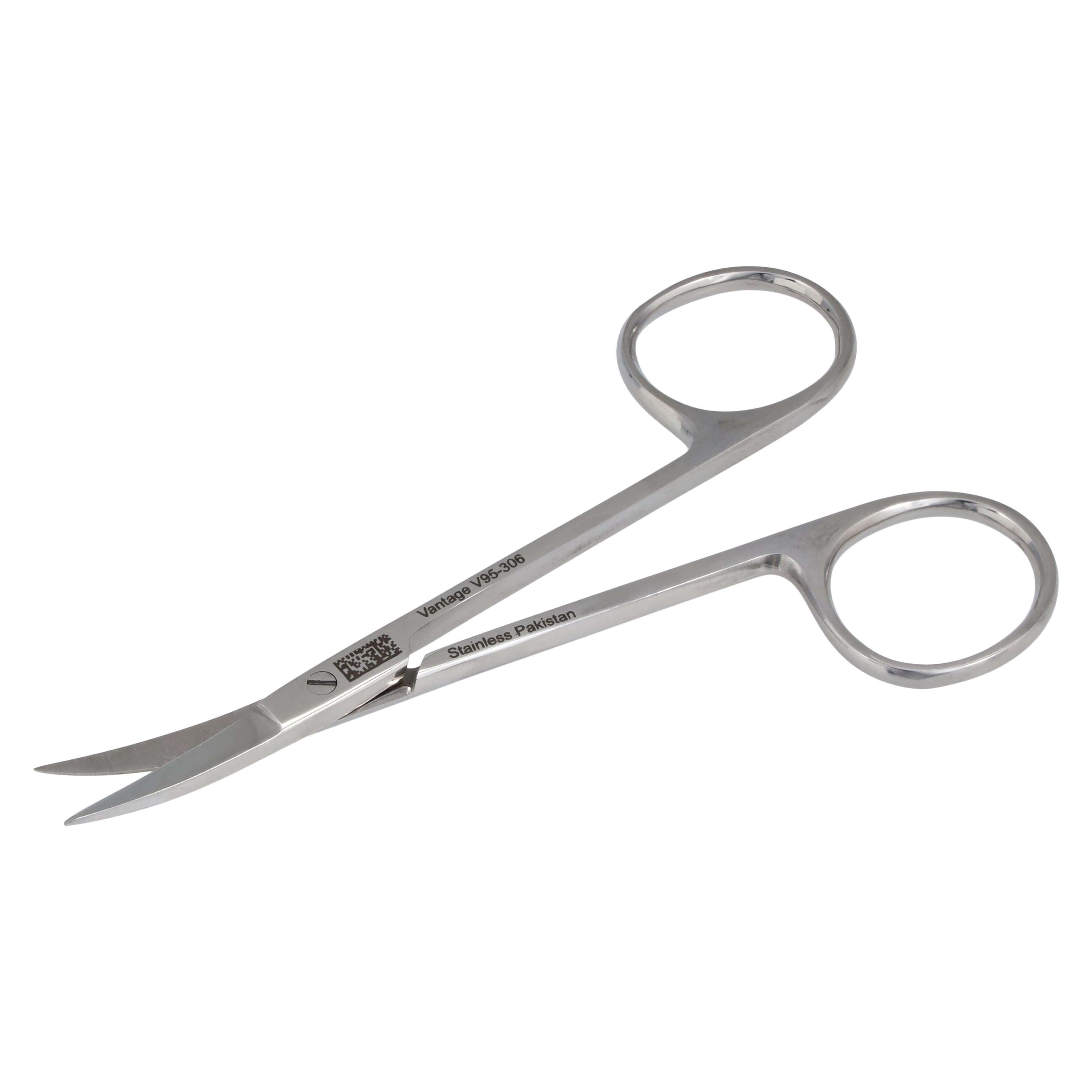 Miltex Vantage Iris Scissors, Curved, 4-1/8", Stainless Steel, V95-306 thumbnail 4