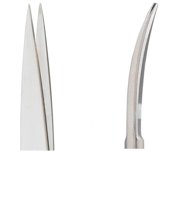 Vantage Operating Scissors, Curved, 4.5" (4 1/2 in), Stainless Steel, V95-32 - Scissor SS Curved Vantage - Image 1