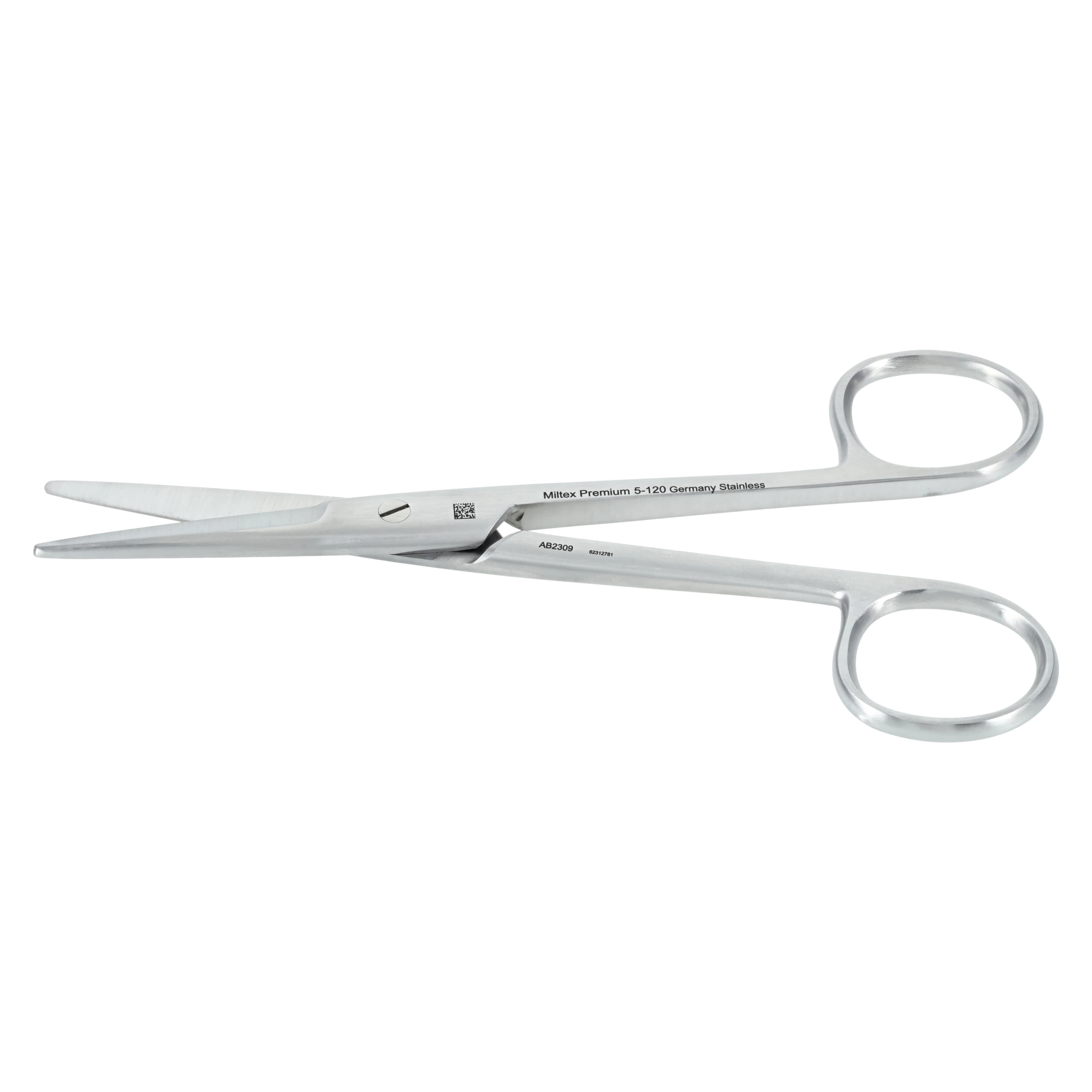 Miltex Mayo Dissecting Scissors, Straight, 5-1/2" (14 cm), Stainless Steel, Blunt/Blunt, 1 Each - Surgical Scissors – Mayo Dissecting 5-1/2", Straight - Surgical Scissors – Mayo Dissecting 5-1/2", Straight - Image 1