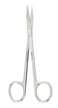 Miltex Goldman-Fox Surgical Scissors, 5-1/8", Curved, One Serrated Blade, Stainless Steel, 1 Each thumbnail 2