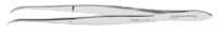 Miltex by Integra College Cotton and Dressing Pliers, 312 Perry, Curved, Serrated Tips, 5" (89mm), Stainless Steel, 1 Each thumbnail 2