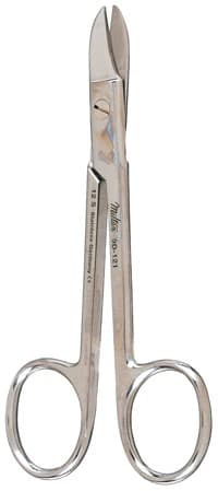 Miltex Crown and Collar Scissors, 4-3/4", Straight, Smooth Blade, #12S, 1 Each - Crown and Collar Scissors - 4-3/4", # 12S Straight - Image 1
