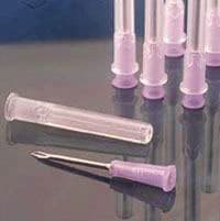 BD PrecisionGlide Hypodermic Needle, 18G x 1-1/2", Regular Bevel, Sterile, Pink, Low Dead Space, 100/Box, 305196 - Needle Disposable - Image 1