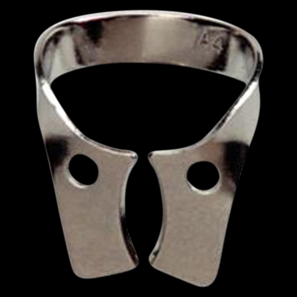 Ivory Rubber Dam Clamp, Wingless, #28N, General Purpose Lower Molar, Stainless Steel, 50057732 - Ivory Rubber Dam Clamp SS #28N 50057732 - Image 1