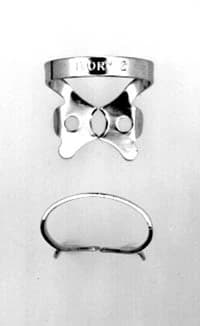 Ivory Rubber Dam Clamp #2, Winged Bicuspid, Stainless Steel, 50057310 - Rubber Dam Clamp 2 - Image 1