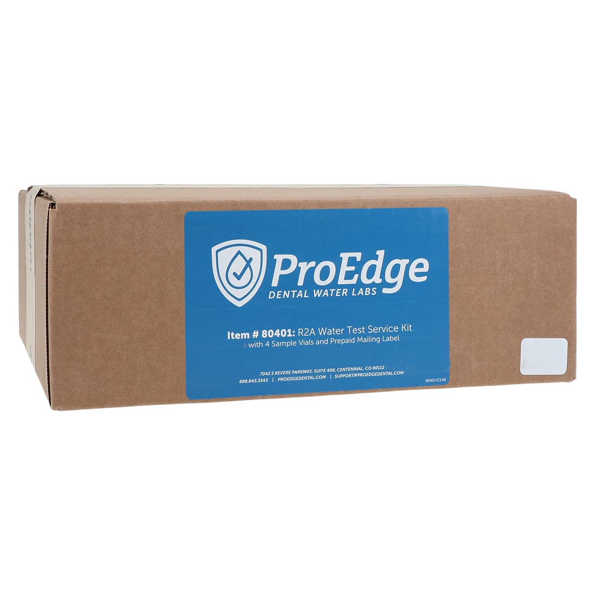 ProEdge R2A Mail-In Dental Unit Waterline Testing Kit, 4 Vials, 80401 thumbnail 2