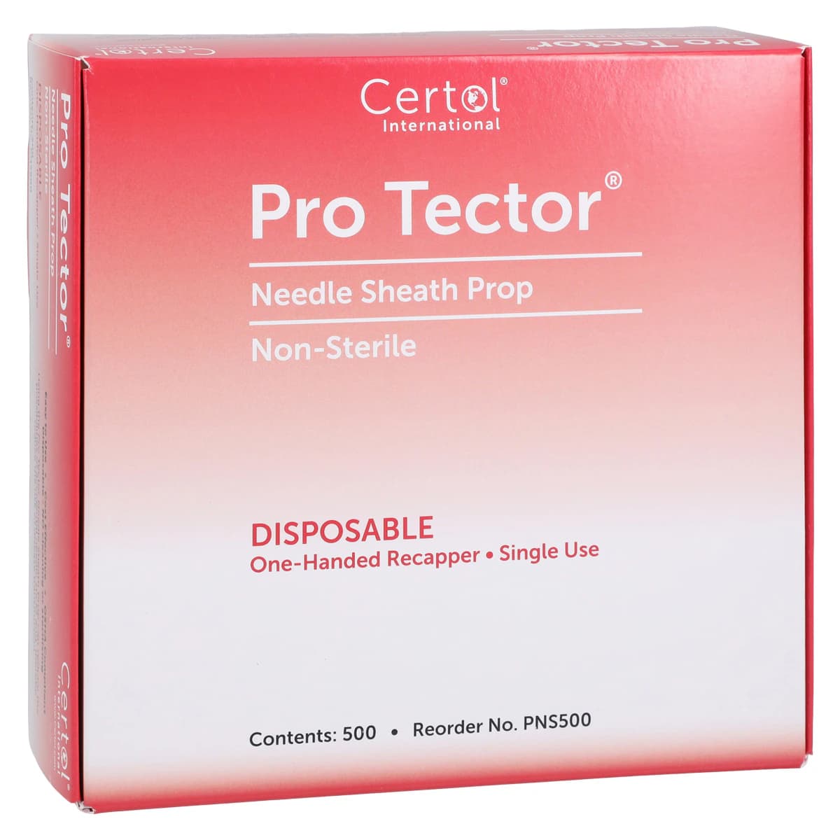 ProTector Needle Sheath Prop, Disposable, One-Handed Recapping Device, Grey, 500/Box - Pro Tector® Grey Needle Sheath Prop Box of 500 - Image 1