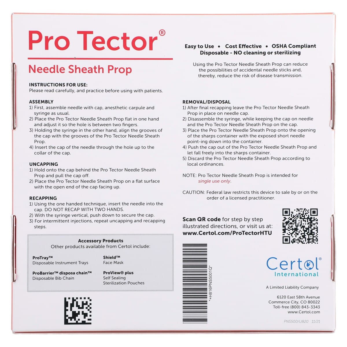 ProTector Needle Sheath Prop, Disposable, One-Handed Recapping Device, Grey, 500/Box thumbnail 5