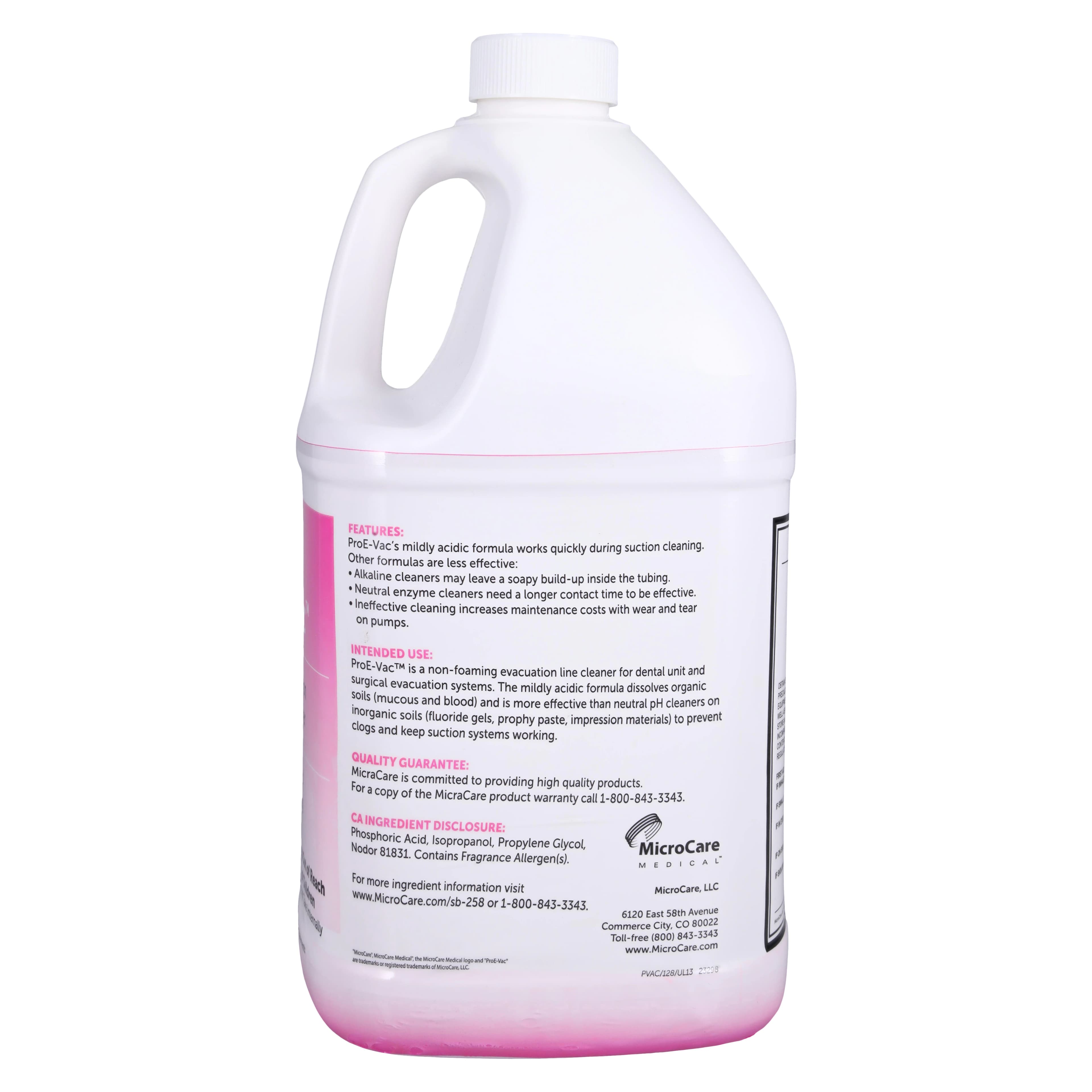 ProE-Vac Evacuation System Cleaner, Fresh Mint, 1 Gallon with 1 oz Pump, PVAC128-1 thumbnail 4