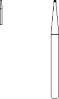 SS White Standard Operative Carbide Bur, HP, Round, #1/4, 10/Pk, 14820 - Standard Operative Carbide Burs, HP, Round, # 1/4, 10/Pk, 14820 - Image 1