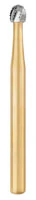 Great White Gold Series Carbide Burs, FG, Round, #GW6R, 10/Pk, 18206 - Great White Gold Series Carbide Burs, FG, Round, # 6R, 10/Pk, 18206 - Image 1