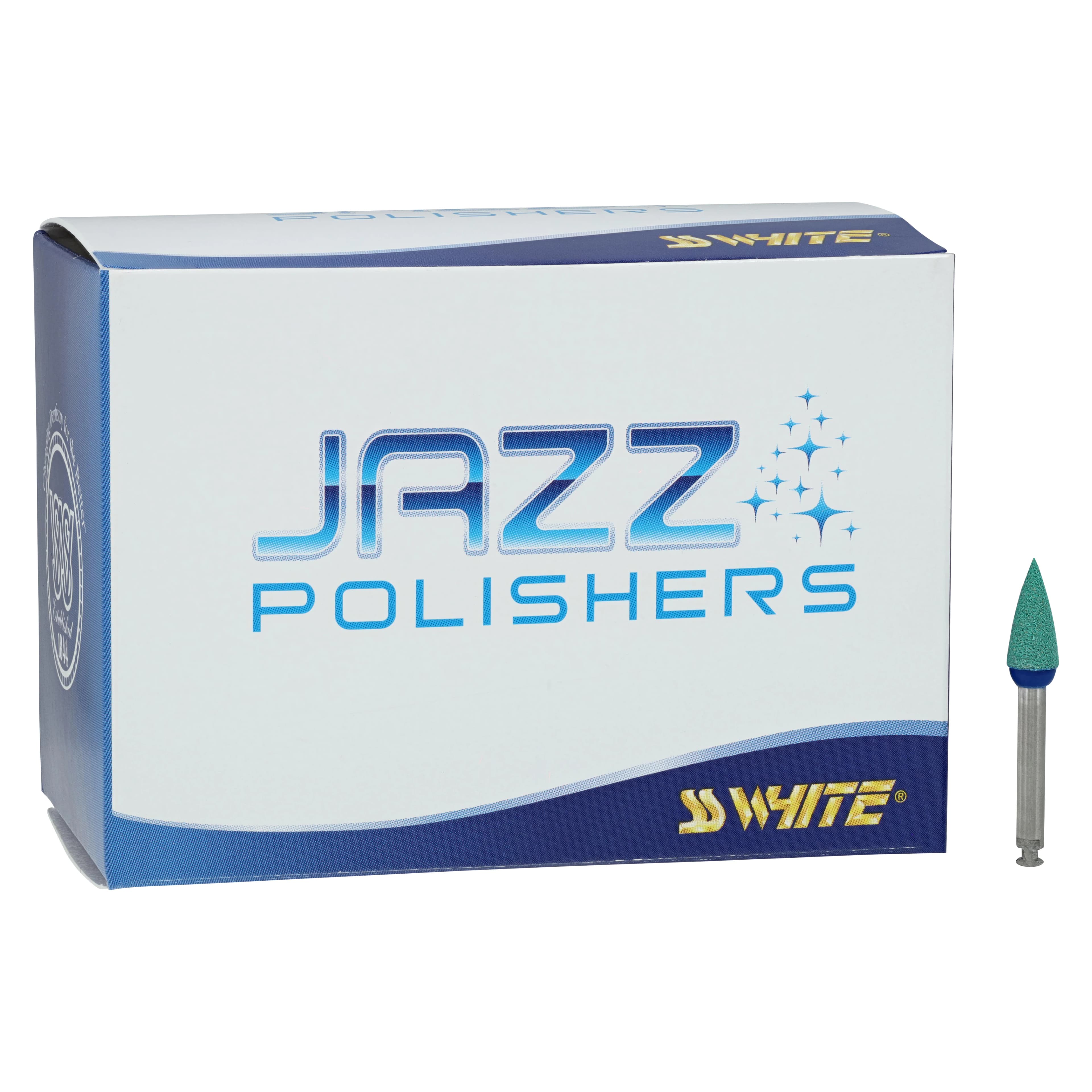 Jazz P3S Porcelain & Metal 3-Step Polisher, Coarse Flame, RA Latch, 3/Pk, 89004 - Jazz P3S Porcelain 3-Step Crse Flame Polishers (3) - Image 1