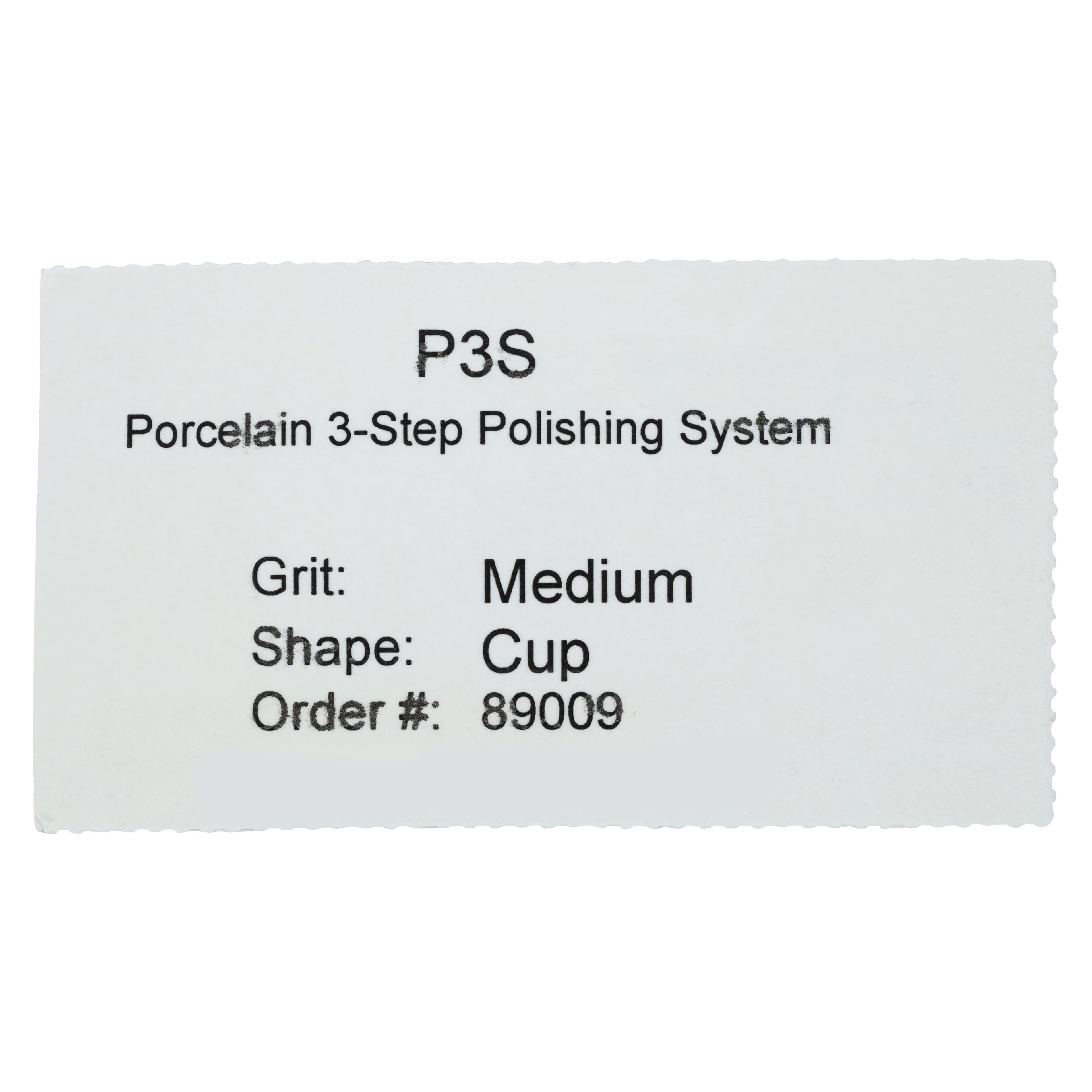 Jazz P3S Porcelain & Metal 3-Step Polishing System, Medium Cup, RA Latch-Type, 3/Pkg, 89009 thumbnail 3