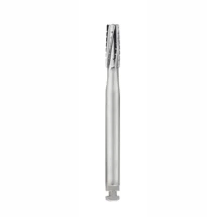 SS White #560 RA Carbide Bur, Straight Fissure Flat End Crosscut, 1.6 mm Diameter, 4.5 mm Length, 10/Pkg - Standard Operatory Carbide Burs – RA, Straight Fissure, 10/Pkg - Flat End Crosscut, # 560, 1.6 mm Diameter, 4.5 mm Length - Image 1