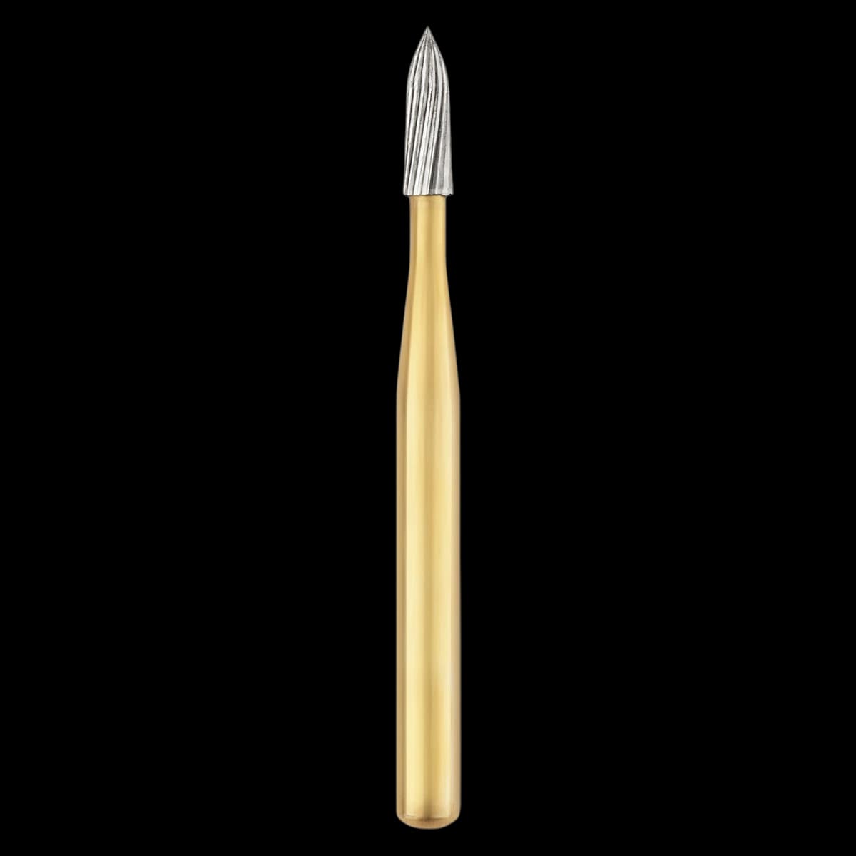 SS White #8903 Trimming & Finishing Carbide Bur, 20-Blade, Needle/Tapered-Pointed, Friction Grip (FG), 5/Package - Carbide Bur T&F 20 Blade - Image 1