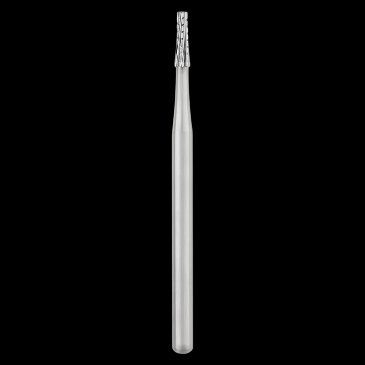 SS White Sterile Carbide Burs, HP, Tapered Fissure Flat End Plain, #701, 25/Pkg - SS White® Sterile Carbide Burs – HP, Tapered Fissure - Flat End Plain, # 701, 25/Pkg - Image 1