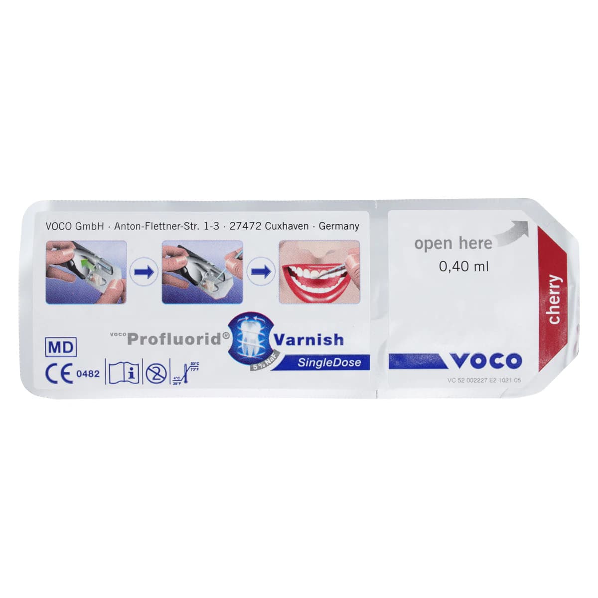 VOCO Profluorid Varnish, 5% Sodium Fluoride, Single-Dose 0.4 mL, Assorted Flavors, 48/Pkg thumbnail 3