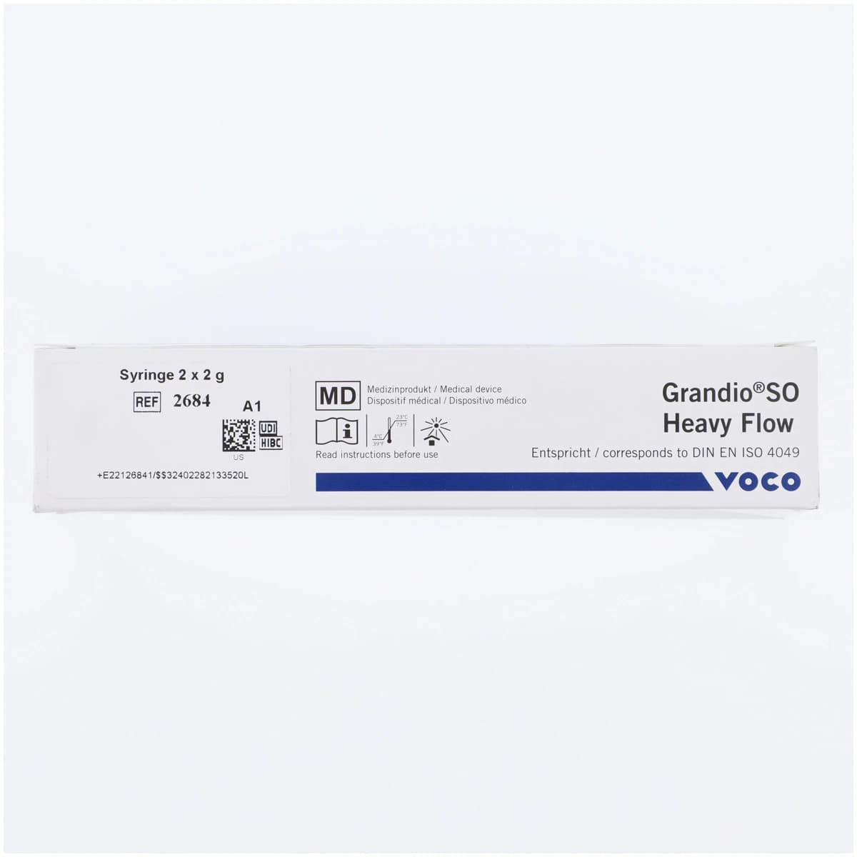 GrandioSO Heavy Flow Flowable Composite, Light-Cure, High Viscosity, Shade A1, 2g Syringe Refill, 2/Pk, 2684 thumbnail 3