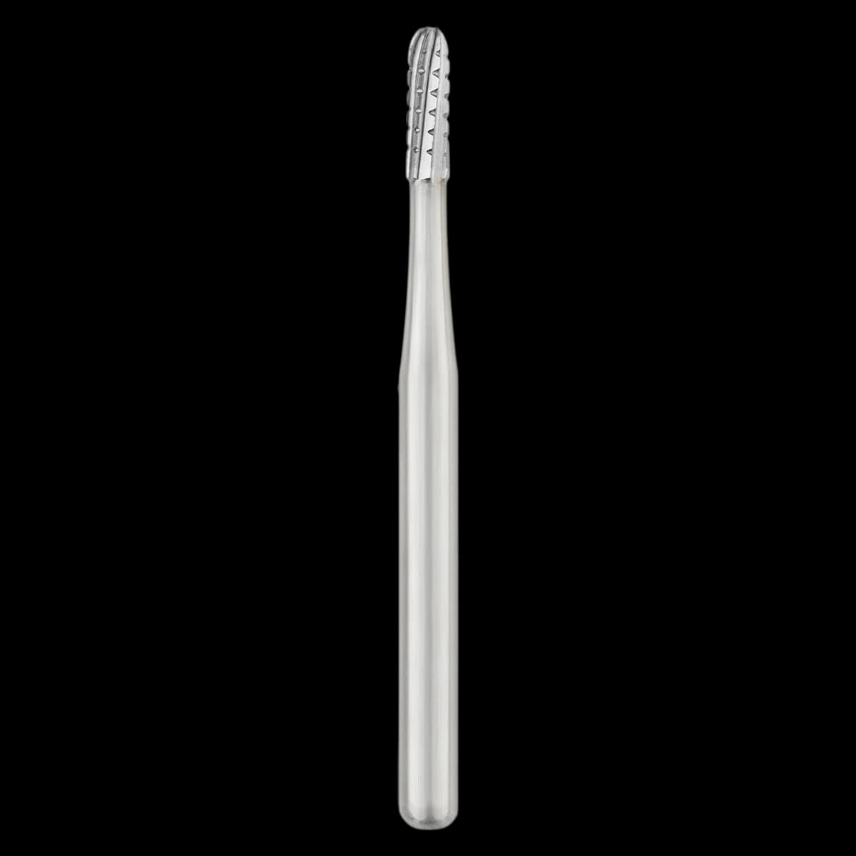 SS White Standard Operative Carbide Bur, FG, Straight Round End Cross Cut Fissure, #1558, 1.2 mm Head Diameter, 3.8 mm Head Length, 10/Pk, 15024 - Standard Operative Carbide Burs, FG, Straight Round End Cross Cut Fissure, # 1558, 10/Pk, 15024 - Image 1