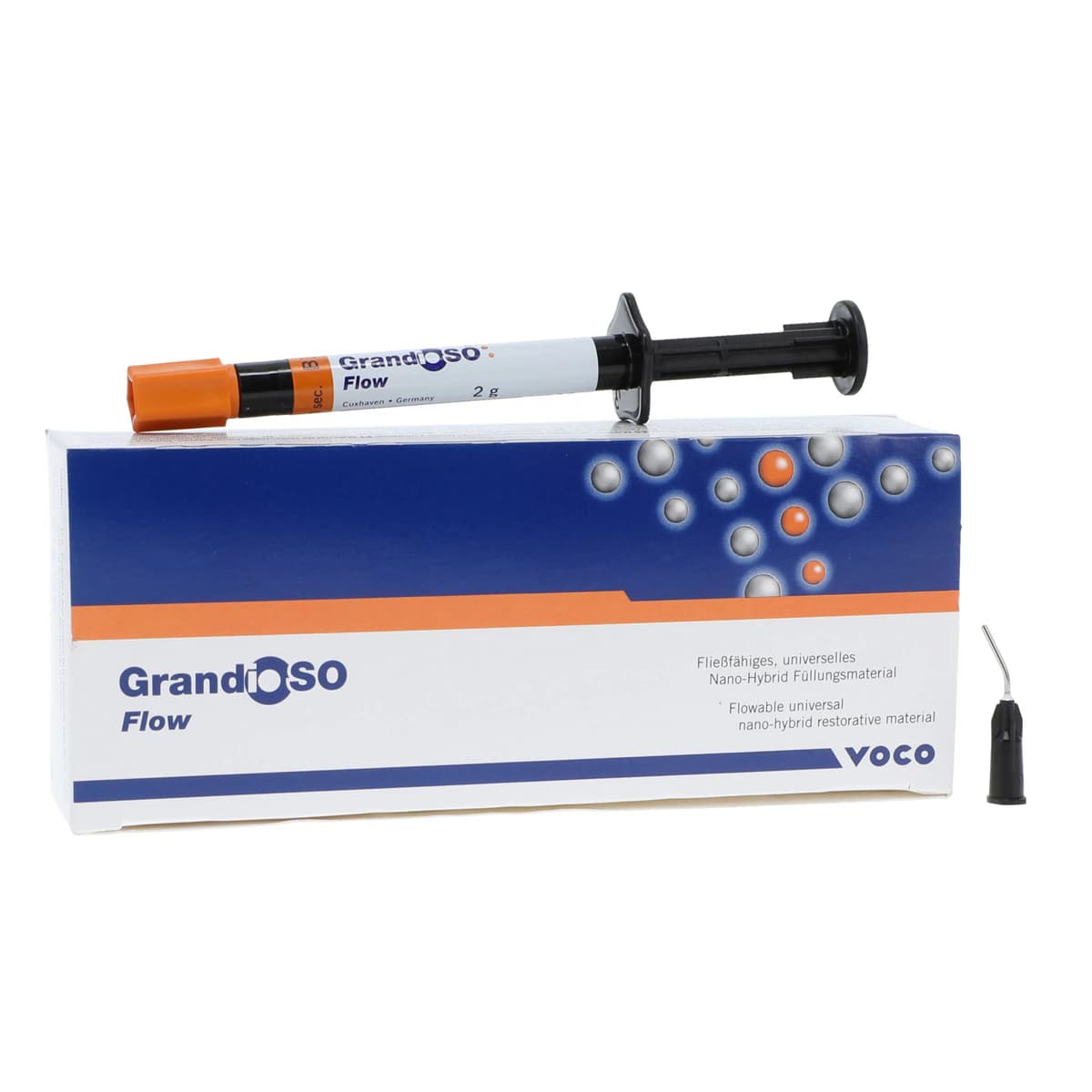 GrandioSO Flow Light-Cured Flowable Nano-Hybrid Composite, Shade B1, 2g Syringe, Pack of 2 (Refill) - GrandioSO Flow 2g Syringe Shade B1 Pack of 2 - Image 1