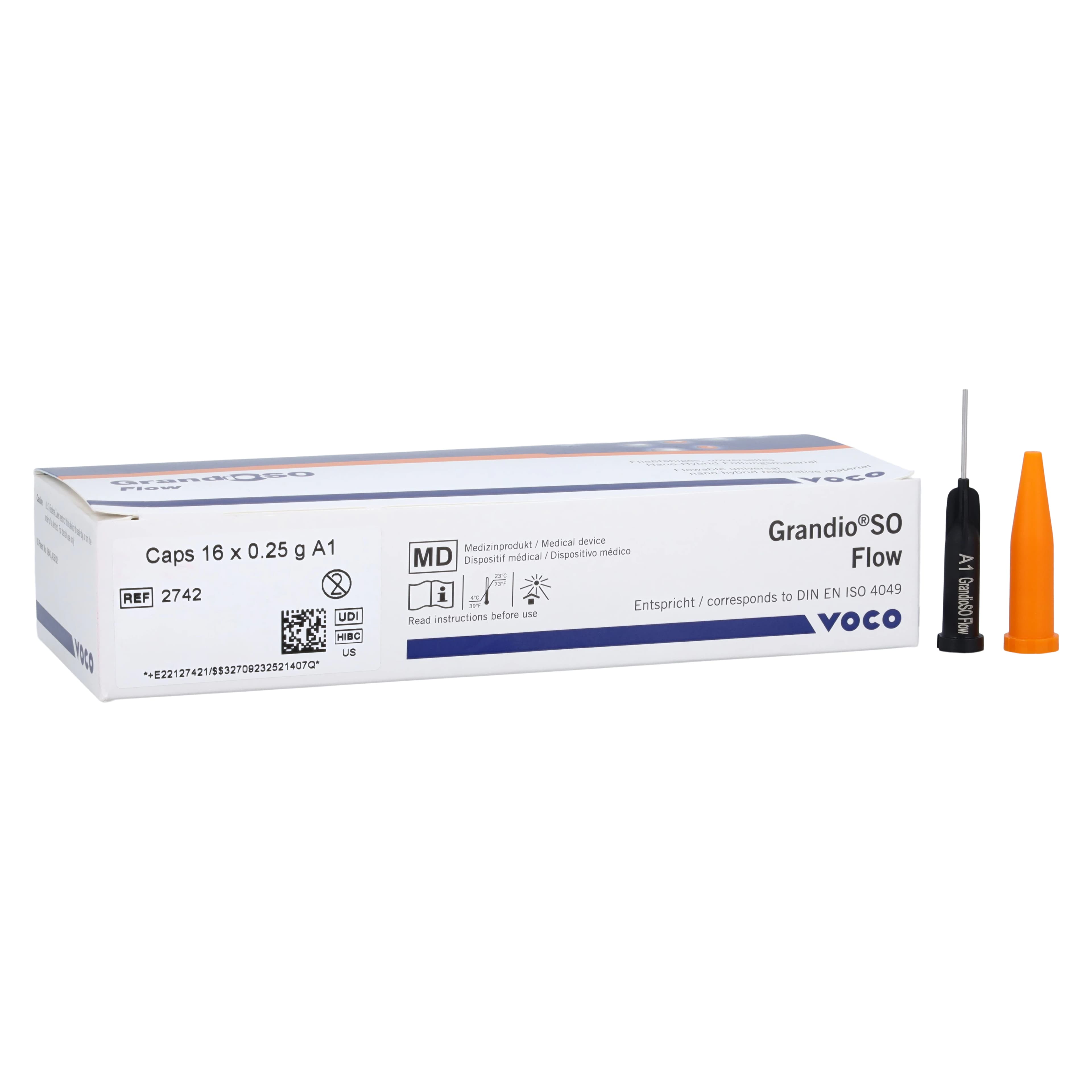 GrandioSO Flow Light-Cured Flowable Composite, Capsule Refill, 0.25 g, Shade A1, 16/Pk, 2742 thumbnail 2