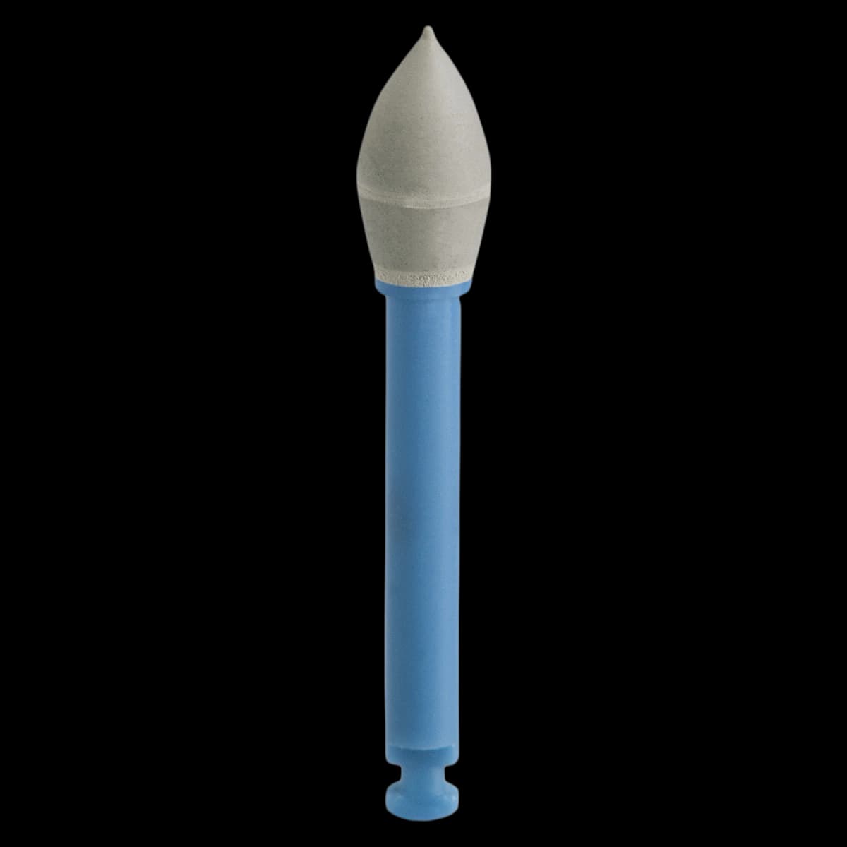 Jazz C1S Composite 1-Step Single-Patient Polishers, RA Latch, Flame, Universal Grit, Sterile, 25/Roll - Jazz Polisher Universal Flame RA Sterile Roll of 25 - Image 1