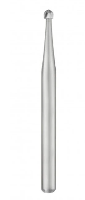 SS White Sterile Oral Surgery Carbide Bur, FGSL Friction Grip, Surgical Length, #1, 25/Roll - 1 Cur Sl SterilbiFG Roll of 25 - Image 1