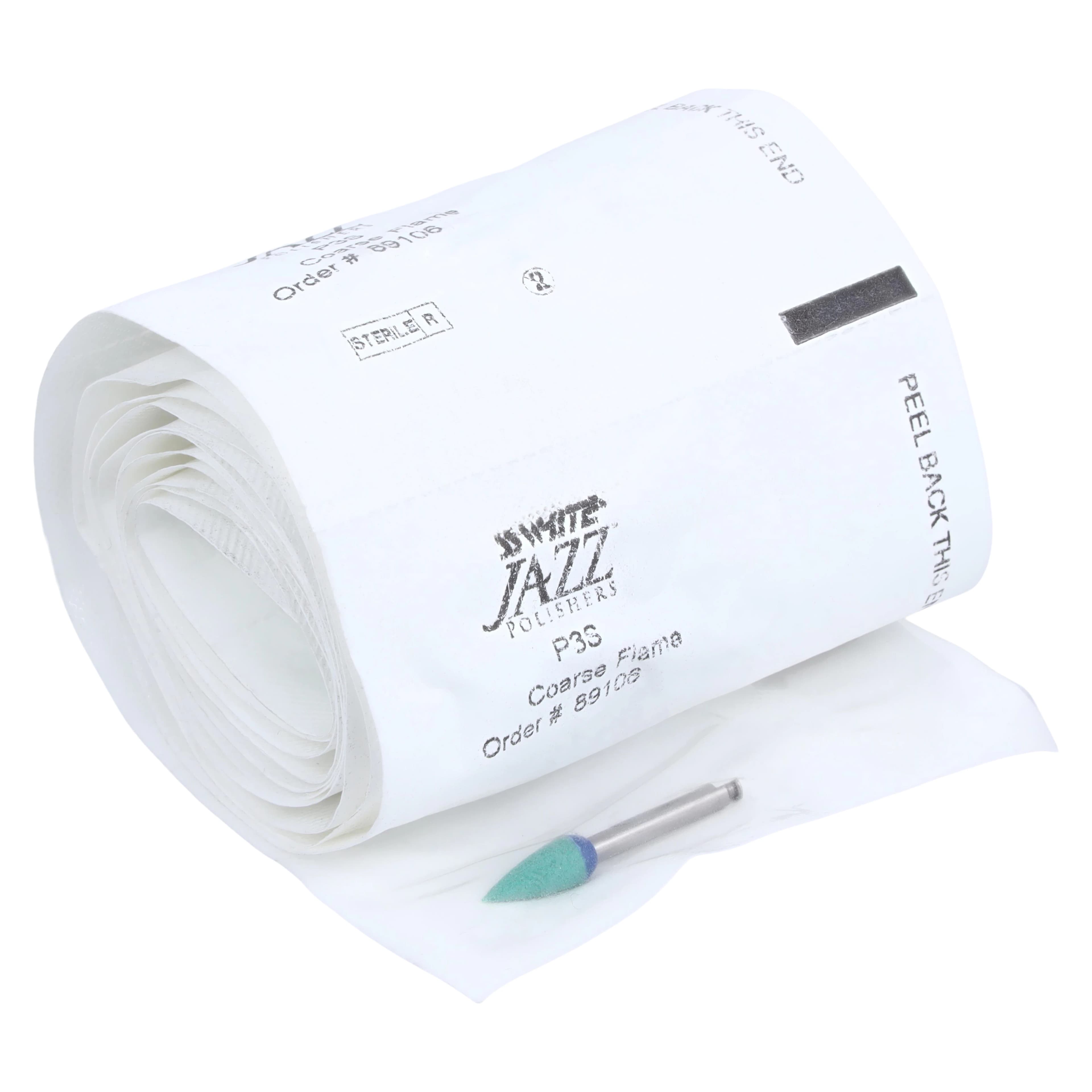 Jazz P3S Porcelain & Metal Polisher, Coarse Flame, RA Latch, Sterile, 25/Roll thumbnail 2