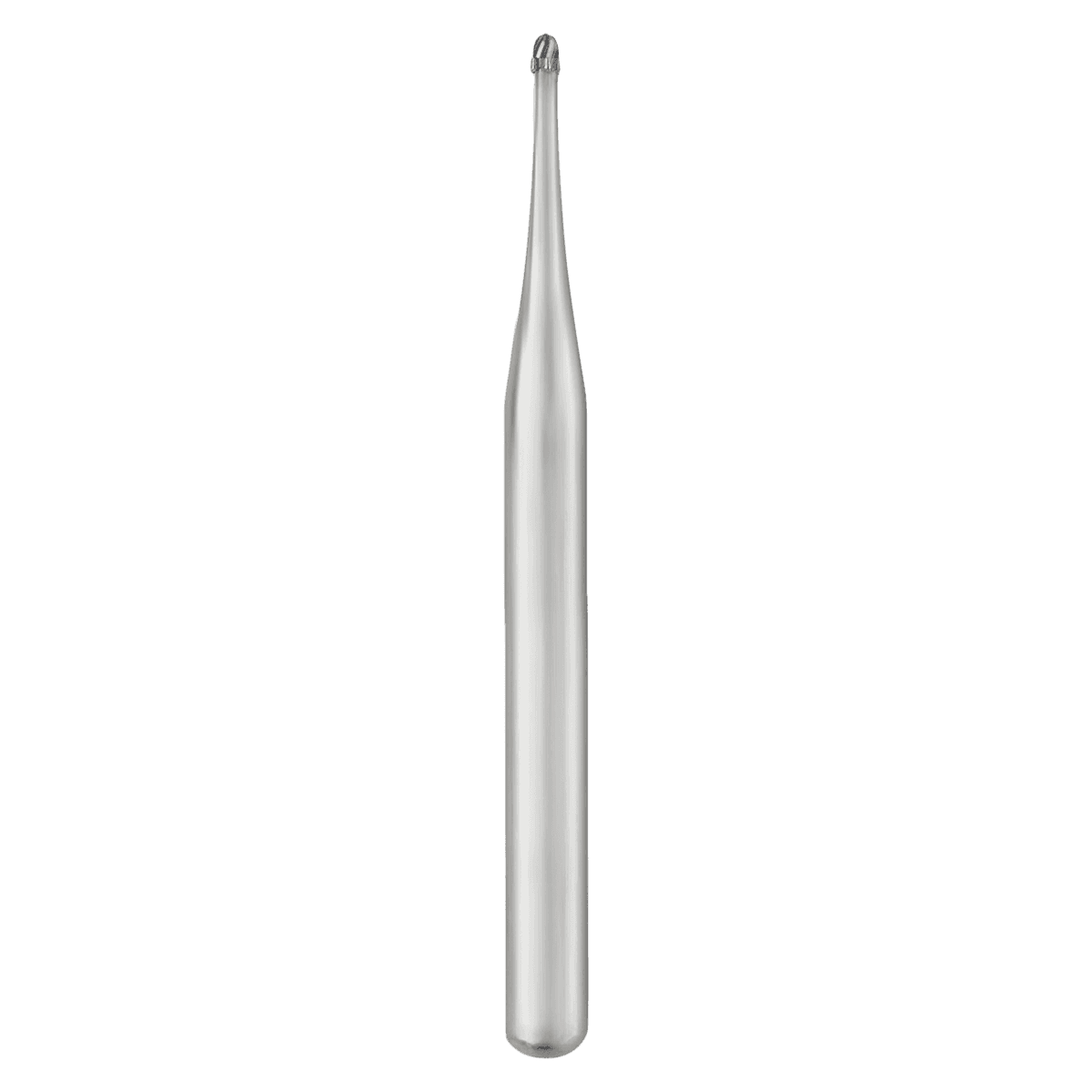 SS White Sterile Carbide Bur, Friction Grip (FG), Round #1/2S, 25/Roll - Bur Carbide FG 1/2 Sterile SS Roll of 25 - Image 1